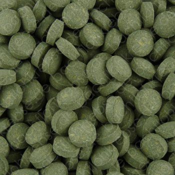 Bodentabletten mit 20% Spirulinaanteil