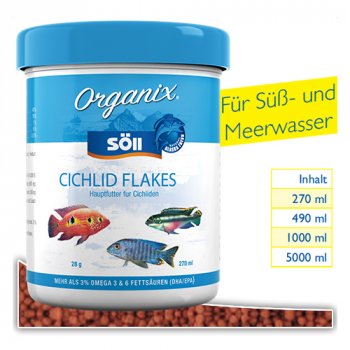 S�ll Organix Cichlid Flakes