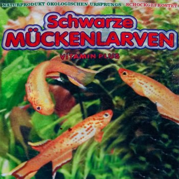 Schwarze M�ckenlarven 100g Frostfutter