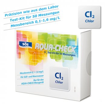Chlor-Test f�r S�ll Aqua Check Photometer