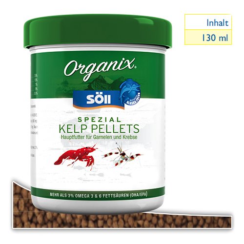 S�ll Organix Spezial Kelp Pellets f�r Garnelen 130 ml