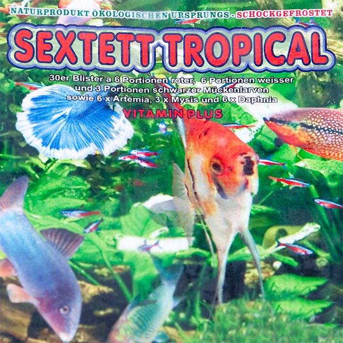 Tropical Sextett 100g Frostfutter