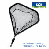 Teichkescher dreieckig teleskopierbar von 70 - 150 cm Gesamtl�ng