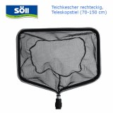 Teichkescher rechteckig teleskopierbar von 70 - 150 cm Gesamtl�n