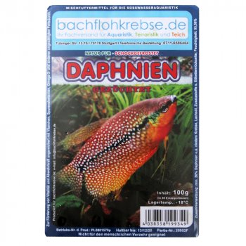 Daphnien (Wasserflhe, Daphnia) 100g Frostfutter