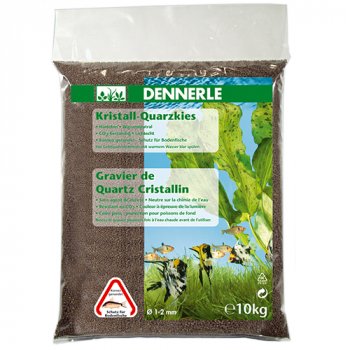 Dennerle Kristall-Quarzkies Dunkelbraun 5 oder 10 Kg