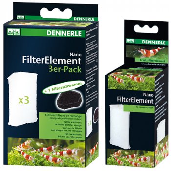 Dennerle Nano Ersatz-Filterelement für Eckfilter - Kartusche