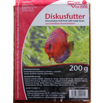 SV2000 Diskusfutter mit Rinderherz 200g Frostfutter