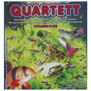 Quartett - Frostfutter Mix fr Swasserfische, 100 g