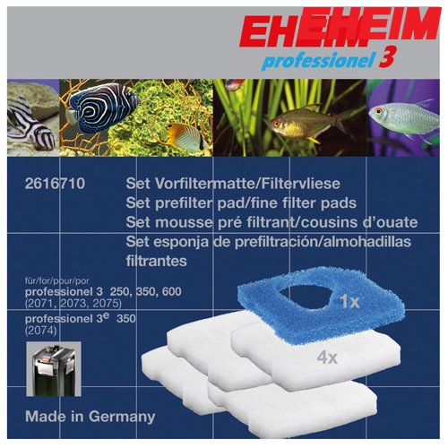 Filtermatten / Vlies Set für Eheim professionel 3 bei bachflohkrebse.de