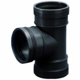 T-Stck 87 3 x Steckverbindung mit Gummidichtung schwarz