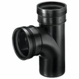 T-Stck 87 2x Steckverbindung mit Gummidichtung schwarz 1x Keil