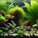 Green Jade Zwerggarnele -  Neocaridina davidi